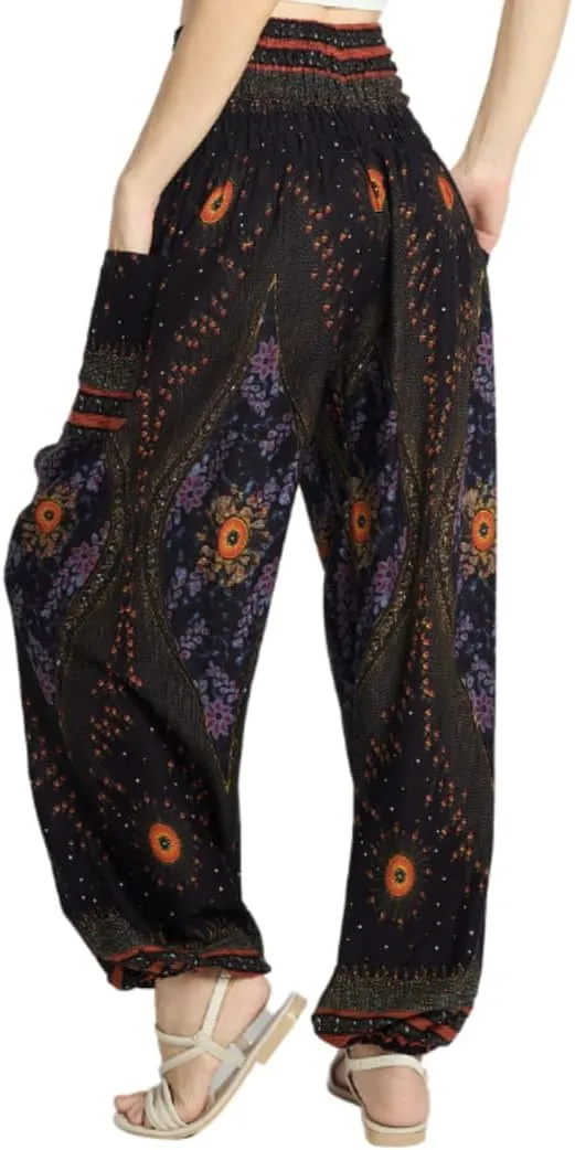 High-Waisted Boho Harem Yoga Pants for Women