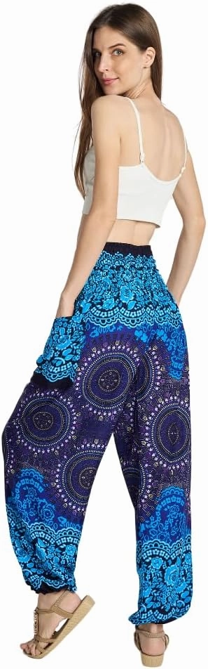 High-Waisted Boho Harem Yoga Pants for Women