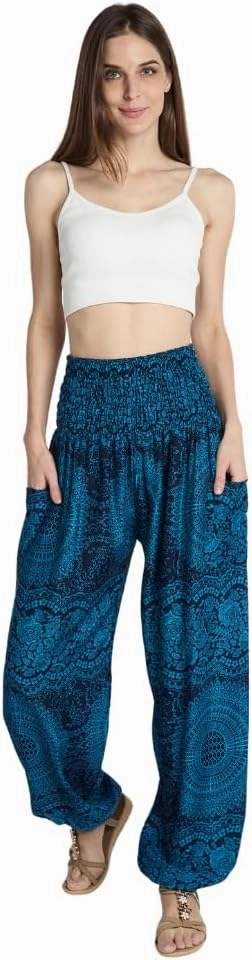 High-Waisted Boho Harem Yoga Pants for Women