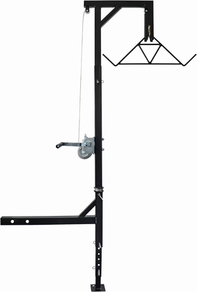 Highwild Truck Hitch Game Hoist & Gambrel - 500lbs with 360 Degree Swivel - Complete Hoist Kit (Included Winch/Gambrel)