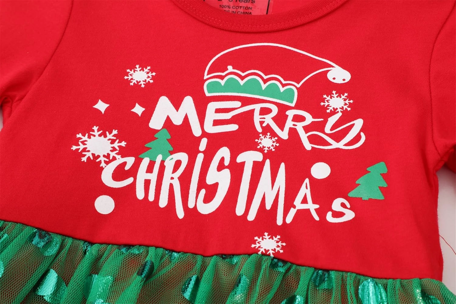 HILEELANG Toddler Girl Dress Long Sleeve Winter Christmas Clothes Cotton Casual Playwear Basic Tunic Outfit Dresses