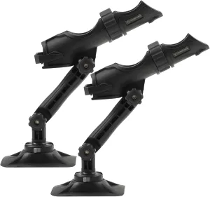 Hitorhike Kayak & Boat Fishing Rod Holder Set with Extender – Universal Reel Compatibility, 360° Adjustable, Heavy-Duty Mounts