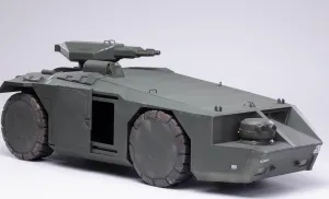 Hiya Toys Exquisite Mini Series 1/18 Scale 5 Inch Aliens Armored Personnel Carrier Green Version Scale Vehicle Action Figure Multicolor
