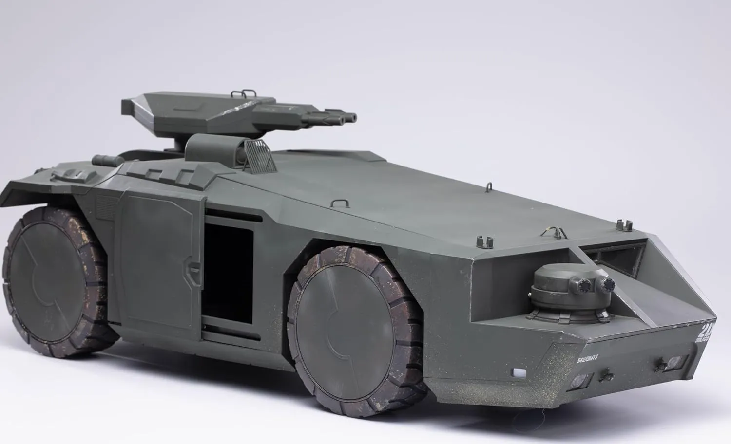 Hiya Toys Exquisite Mini Series 1/18 Scale 5 Inch Aliens Armored Personnel Carrier Green Version Scale Vehicle Action Figure Multicolor