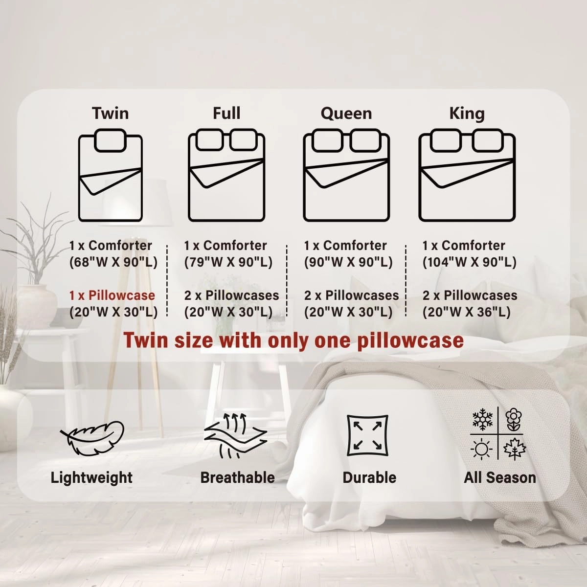 Homewish Happy Camping Comforter Set Twin Size Hunt Bear Pine Trees Bedding Set for Kids Boys Men Adults Cabin Room Decor Campfire Arrow Cartoon Quilt Set Wild Outdoor Adventure Duvet Insert 2pcs