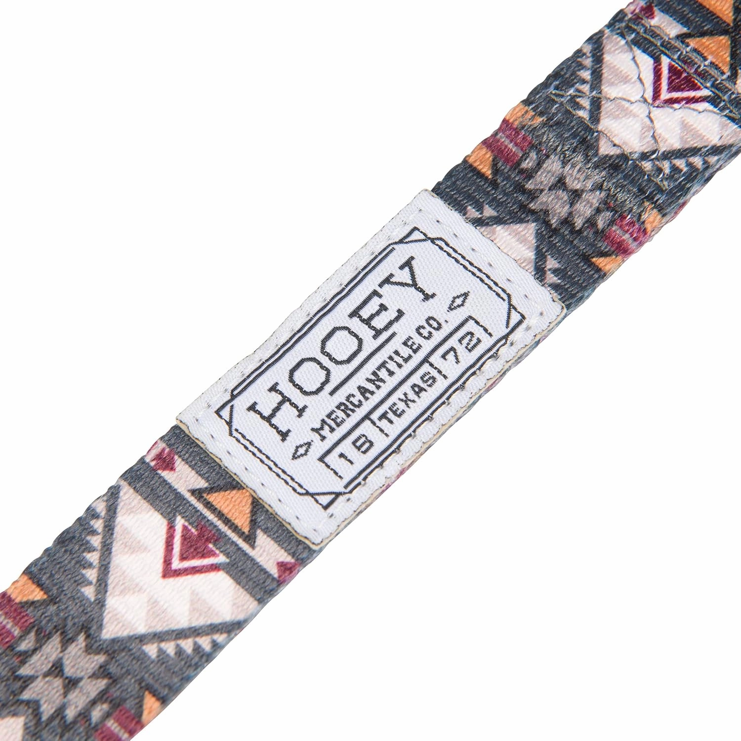 HOOEY Nomad Dog Leash, Durable Polyester Webbing Leash with Graphic-Inspired Prints, Beluga Monterey, 6'