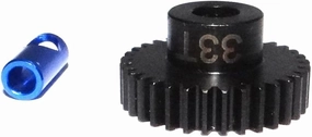 Hot Racing NSG33M06 33t Steel Mod 0.6 Pinion Gear 5mm