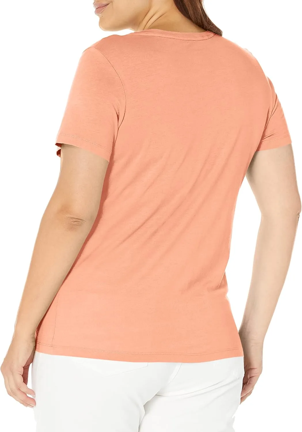 HUE Womens Short Sleeve V-neck Sleep Tee Pajama Top