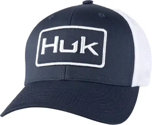 HUK Men's Stretchback Trucker, Anti-Glare Snapback Fishing Hat