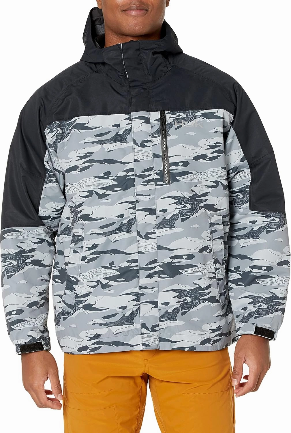 HUK Men's Grand Banks, Waterproof Heavy Duty Rain Jacket