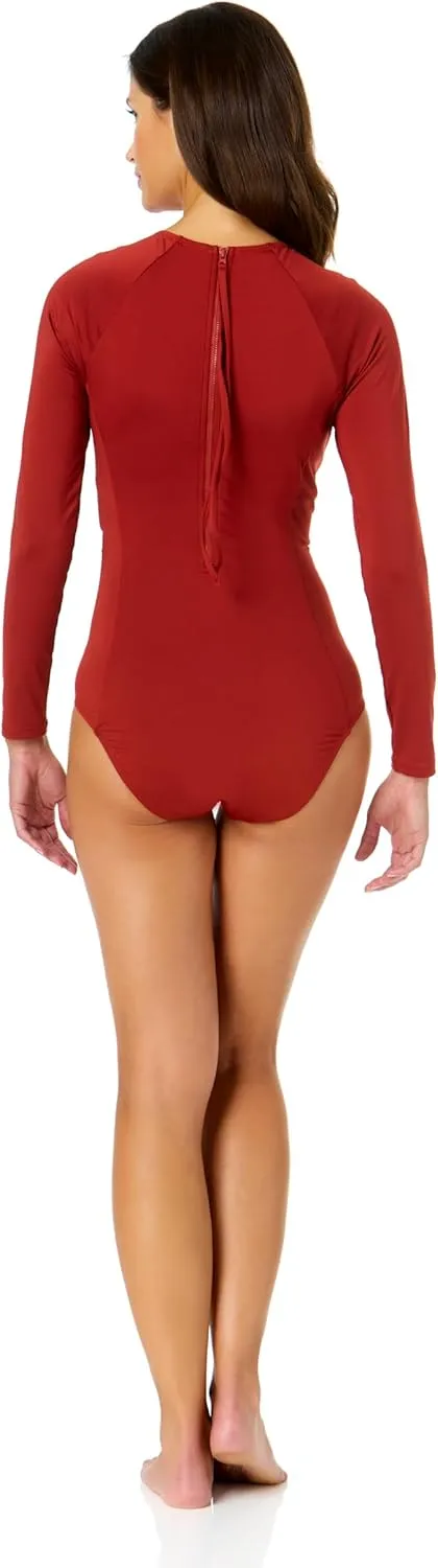 Hurley Women's Standard OAO Long Sleeve Retro Surf Suit