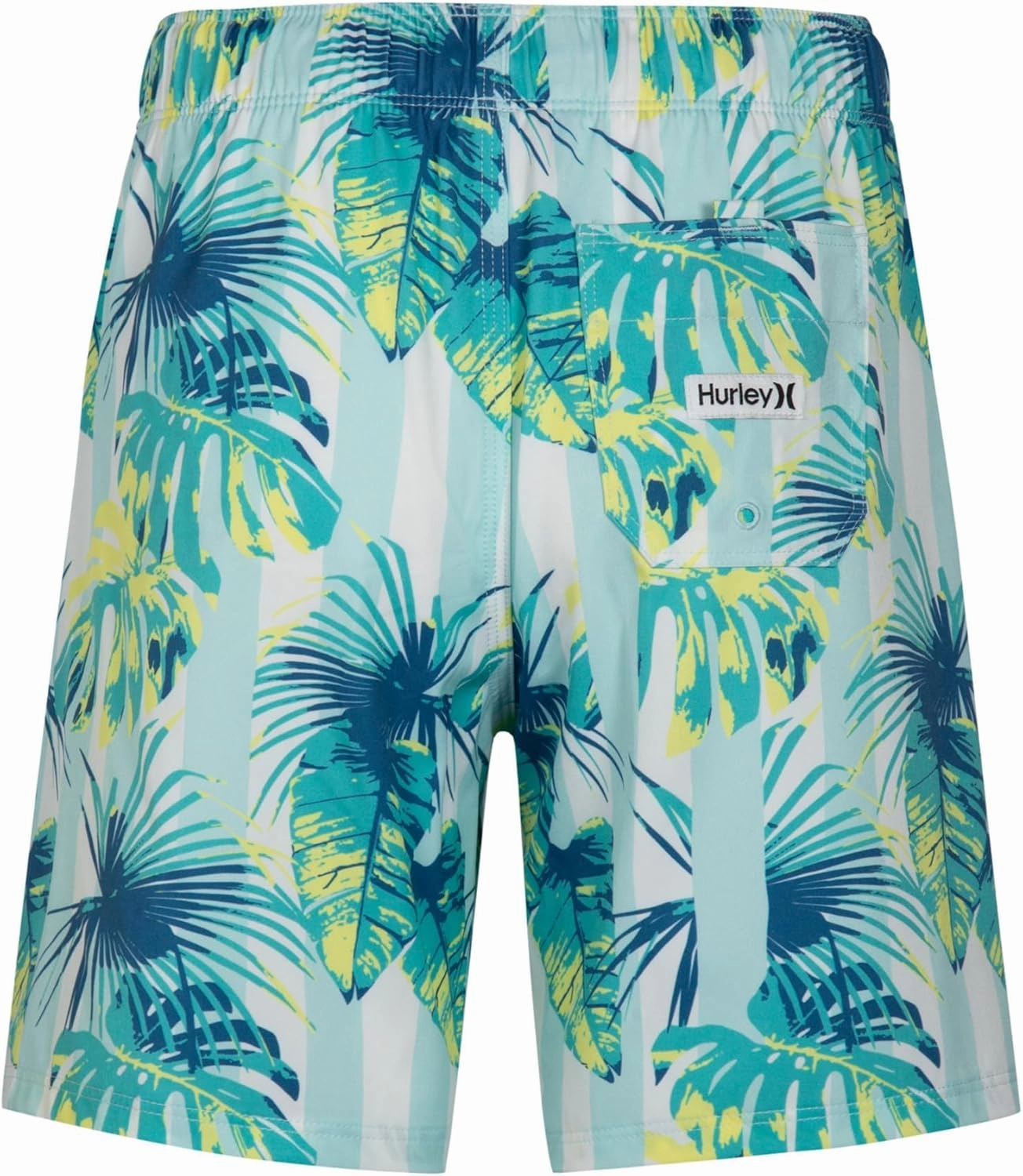 Hurley Boys' Cabana Stripe Pull on Swim Trunk (Little Kid)