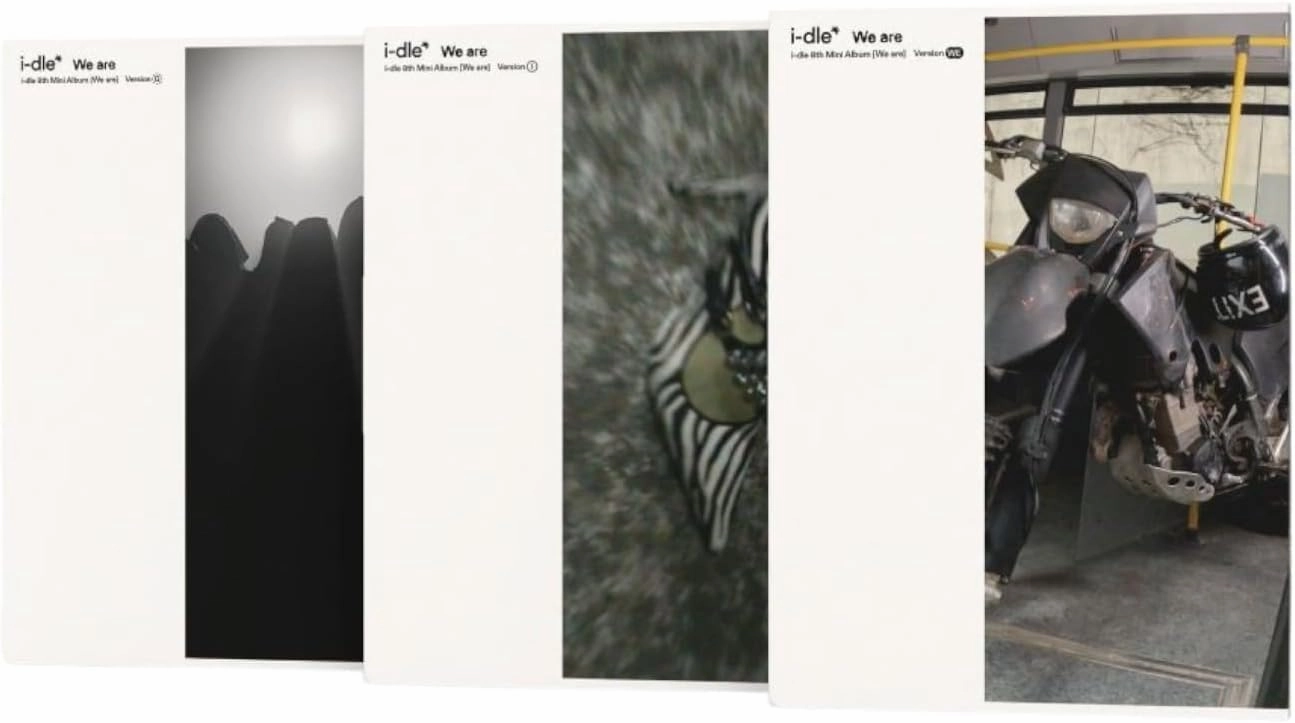 i-dle - 8th Mini Album [We are] Standard Photobook 3 Set Ver (G I WE)   P.O.B Poster   [Extra Photocard] "Good Thing"