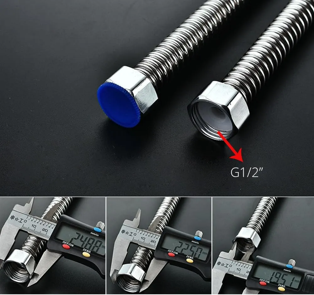 Ice Tube Fitting Hose for Silicone Tube 60cm Bidet Shower Flixible Slingshot for Fishing Latex,Plumbing Hoses*1 pc,15cm