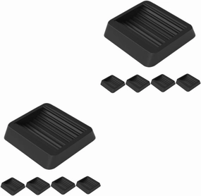IMIKEYA 2sets TPU Wheel Stop Pad Chair Wheel Stopper Non Slip Pad Easy to Install Stabilize Your Furniture 5pcs*2