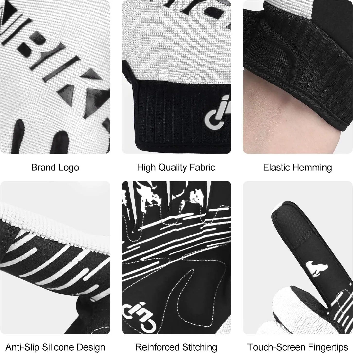INBIKE Cycling Gloves for Men/Women Bike Gloves with Touchscreen-Padded Anti-Slip Mountain Biking MTB Bicycle Gloves for Cycling/Workout/Gym/Outdoor