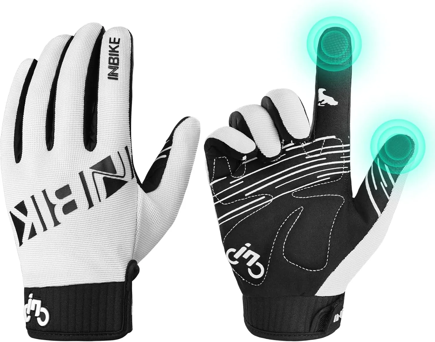 INBIKE Cycling Gloves for Men/Women Bike Gloves with Touchscreen-Padded Anti-Slip Mountain Biking MTB Bicycle Gloves for Cycling/Workout/Gym/Outdoor