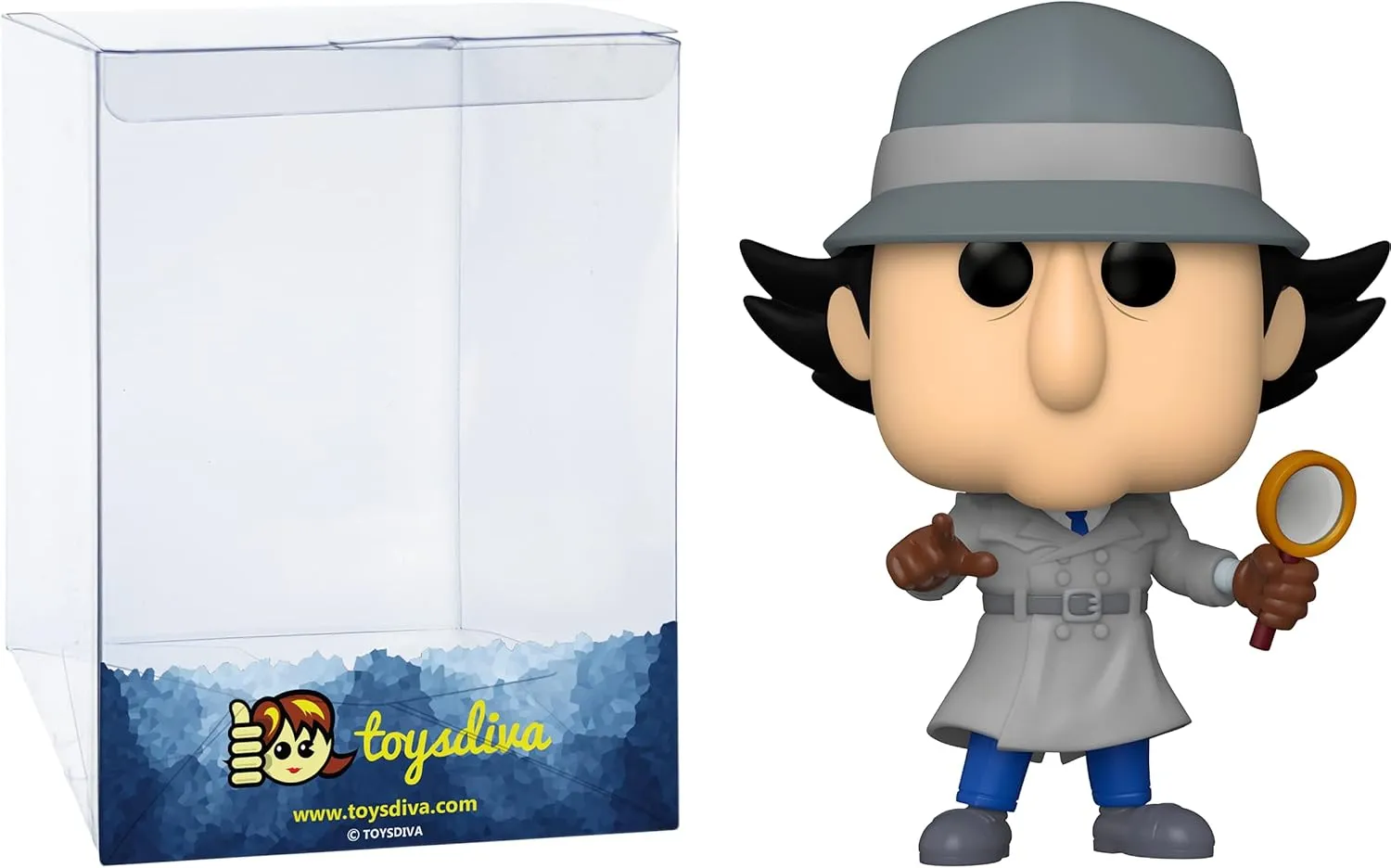 Inspect o r Gadg e t: Fun ko P o p ! Animation Vinyl Figurine Bundle with 1 Compatible 'ToysDiva' Graphic Protector (892 - 49268 - B)