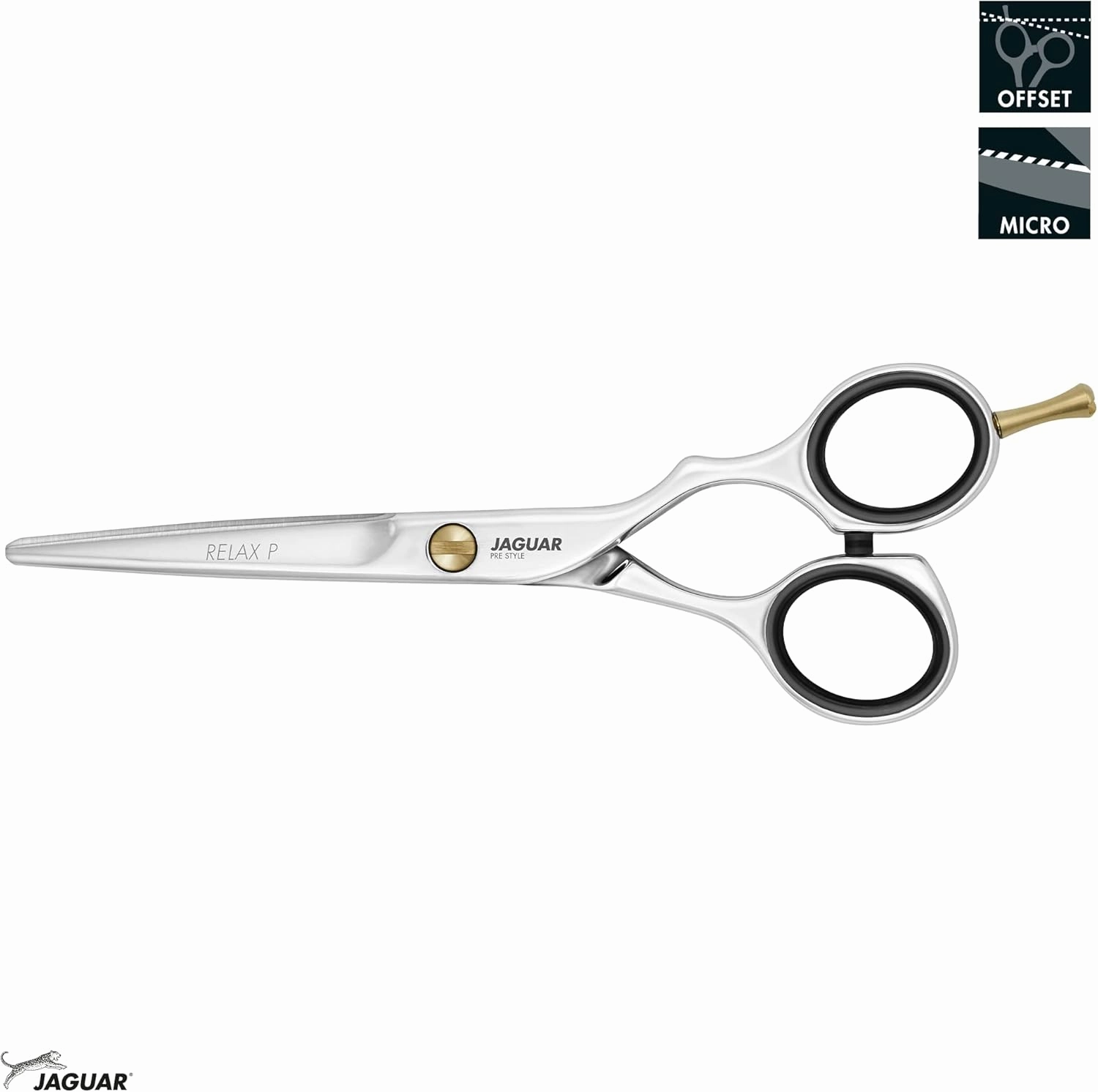 JAGUAR Pre Style Relax P Hairdressing Scissors, 6-Inch Length, 0.03698 kg, 14547
