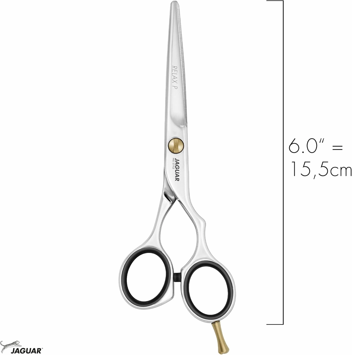 JAGUAR Pre Style Relax P Hairdressing Scissors, 6-Inch Length, 0.03698 kg, 14547