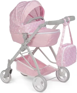 JC Toys - for Keeps Playtime | 2 in 1 Baby Doll Swing and Portable Carrier | for Dolls up to 18" | Ages 3  | Nature Theme Color