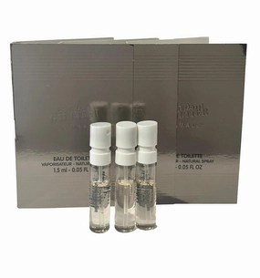 Jean Paul Gaultier Le Male Men Sample Travel Spray Vials 0.05/1.5 ML Eau De Toilette EDT - (Set of 3)
