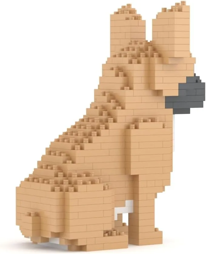 JEKCA French Bulldog Mini 01S | Mini Dog Plastic Building Blocks | Age 14 
