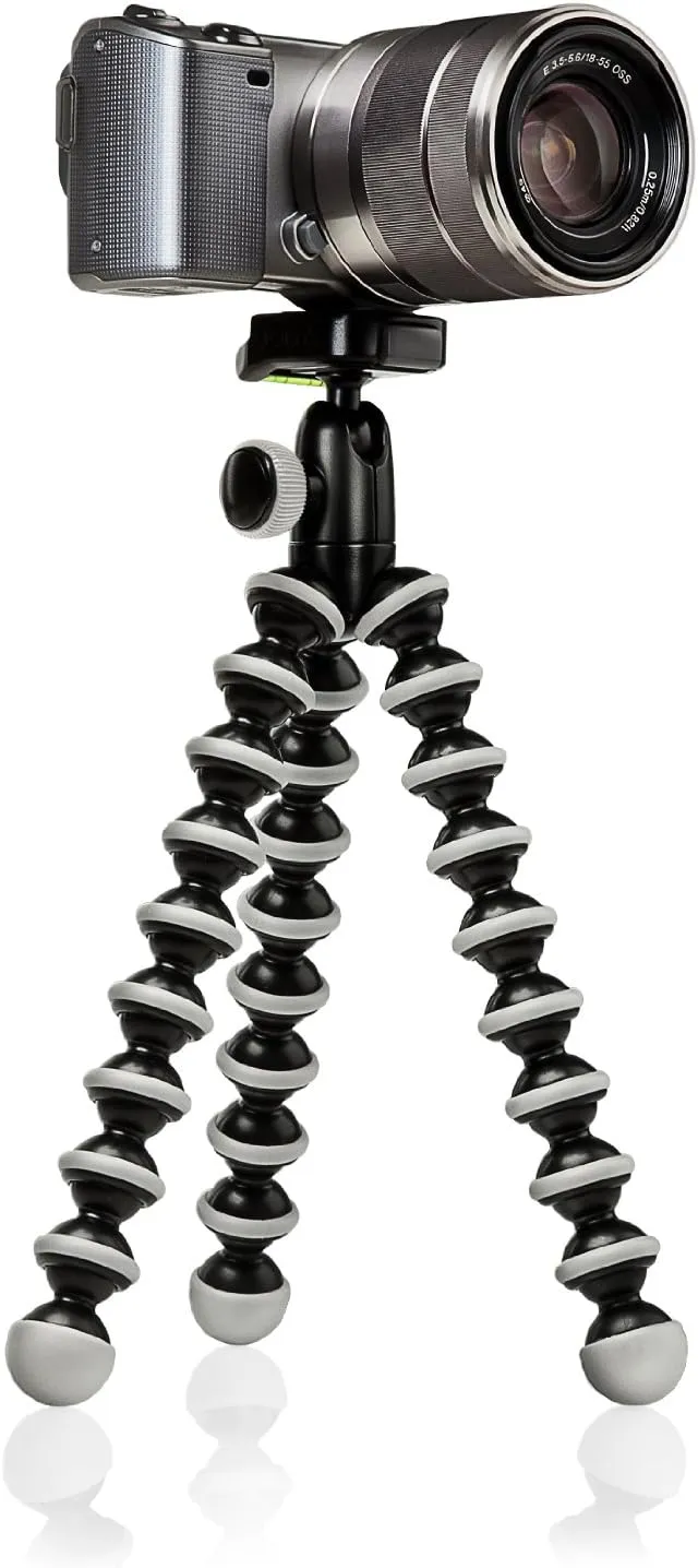 Joby Gorillapod Hybrid Stativ für Kompakt Systemkamera mit Integriertem Kugelkopf