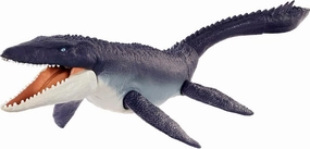 Jurassic World: Dominion Mosasaurus Dinosaur Action Figure 29 inches Long, Movable Joints, Physical & Digital Play, Toy Ages 4 Years & Older