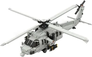 KAROYD MH-60S Helicopter Model Building Kit, Military Series Building Block Set, Creative Interactive Building Toy for Teens and Up (1579PCS )