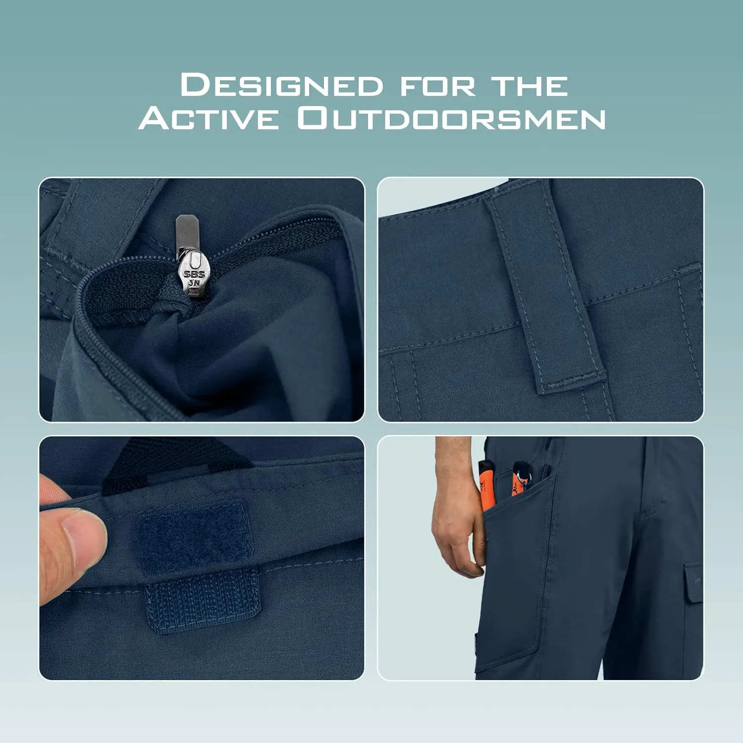 KastKing Rekon Men's Fishing Cargo Shorts, Quick Dry Casual Hiking Shorts for Men, Travel Golf Camping Tactical