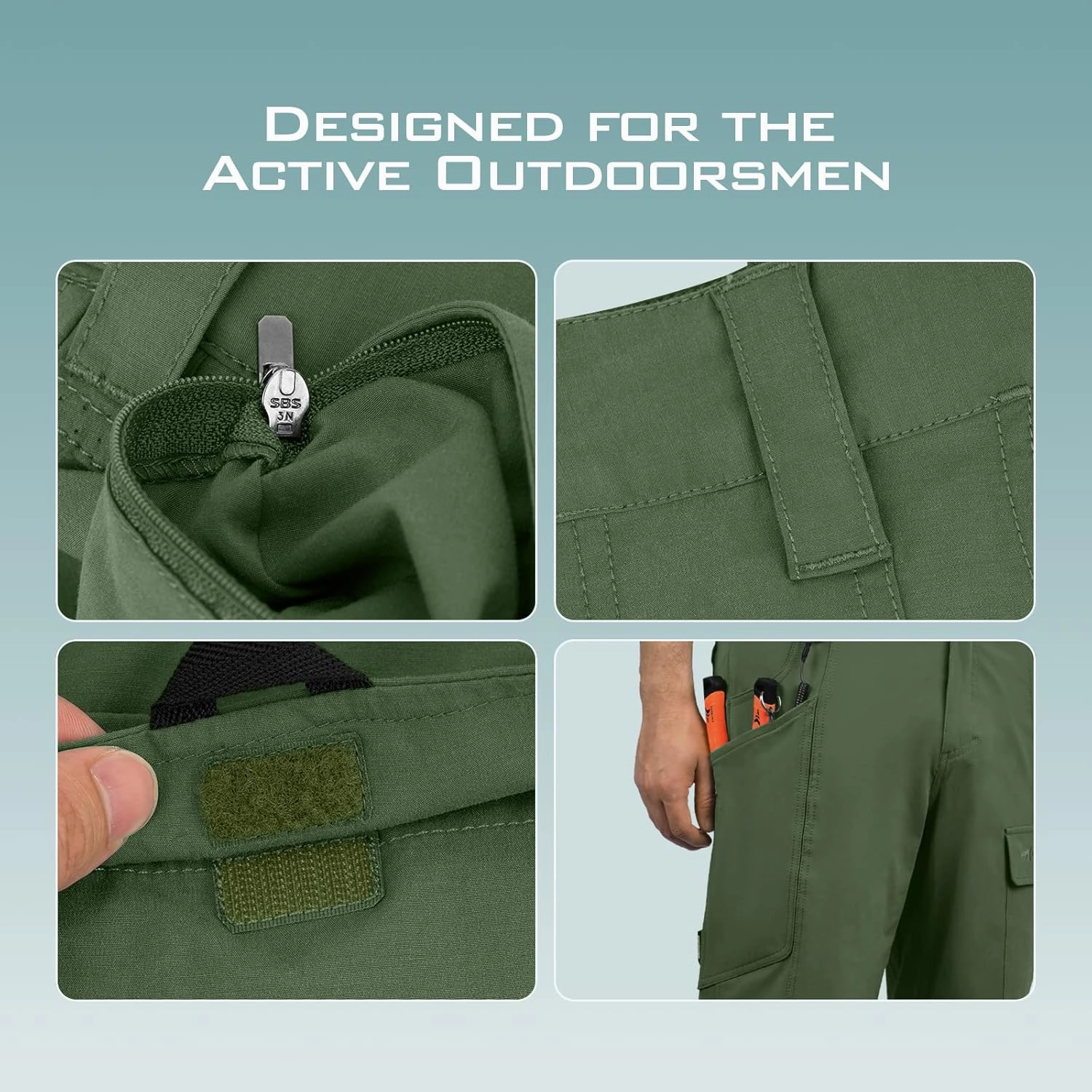 KastKing Rekon Men's Fishing Cargo Shorts, Quick Dry Casual Hiking Shorts for Men, Travel Golf Camping Tactical