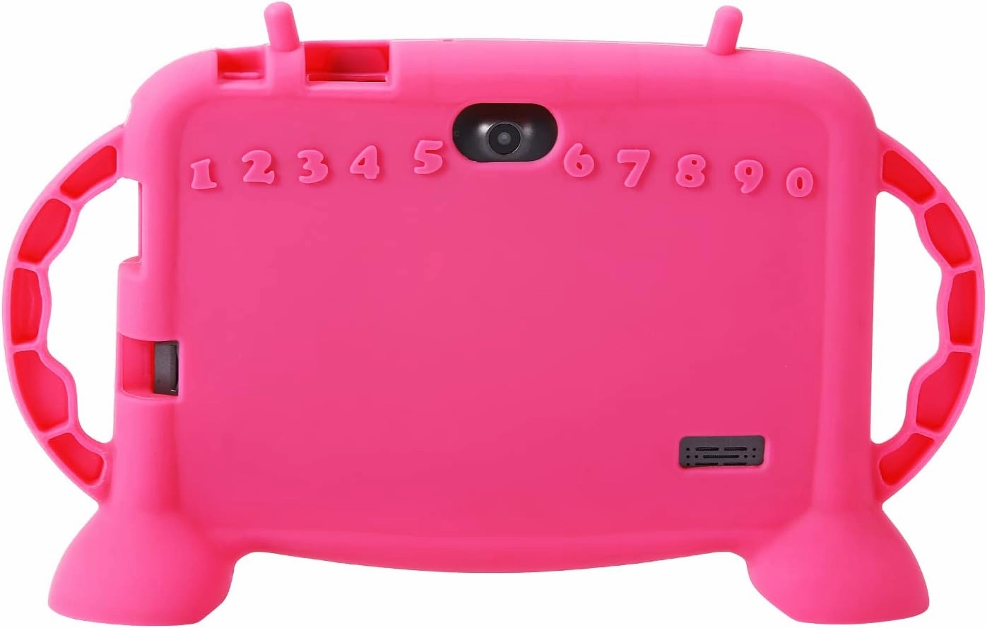 Kids Tablet, 7 inch Tablet for Kids 2-10, Educational Learning Toddler Tablet Android 11, 3GB RAM 32GB ROM Storage, Google Play YouTube, Baby Girl boy Present (Red)