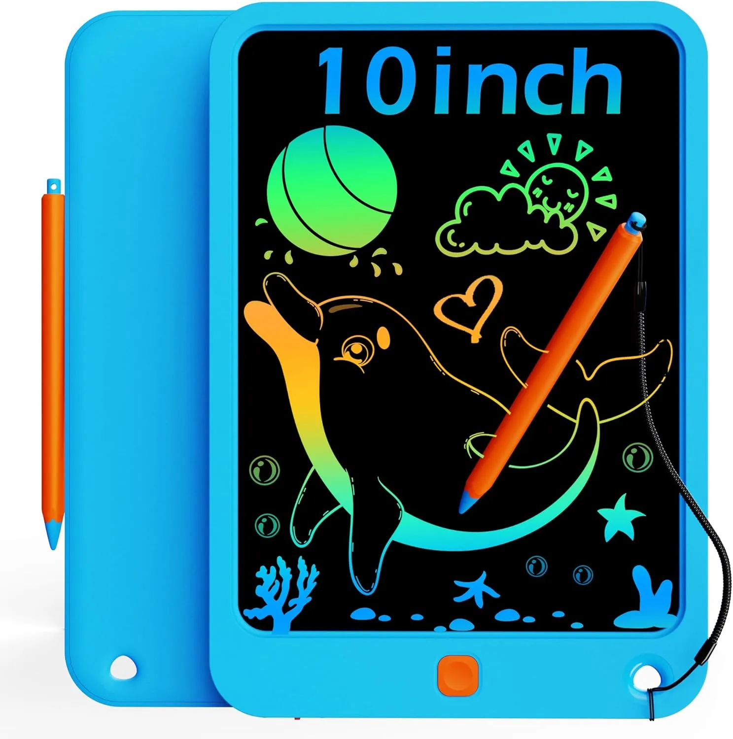 KOKODI LCD Writing Tablet for Kids 10 Inch, Kids Toys for 3 4 5 6 7 8 Years Old Boys and Girls, Colorful Doodle Board, Gift for Toddler Age 3-12 Years, Memo Board, Drawing Pad with Pen