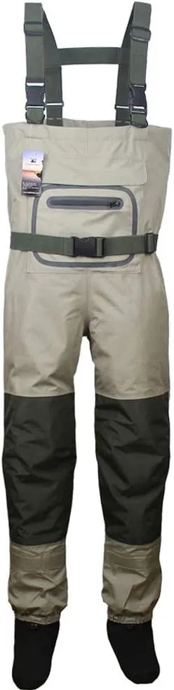 Kylebooker Fishing Breathable Stockingfoot Chest Wader