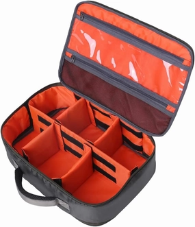 Kylebooker Fishing Reel and Gear Case Portable Tackle Organizer Storage Bag for Spinning Baitcasting Fly Reels