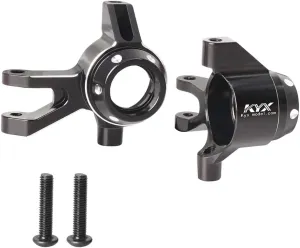 KYX Racing Aluminum Steering Blocks Upgrades Parts Accessories for 1/16 Scale RC Crawler Car Traxxas Mini Maxx