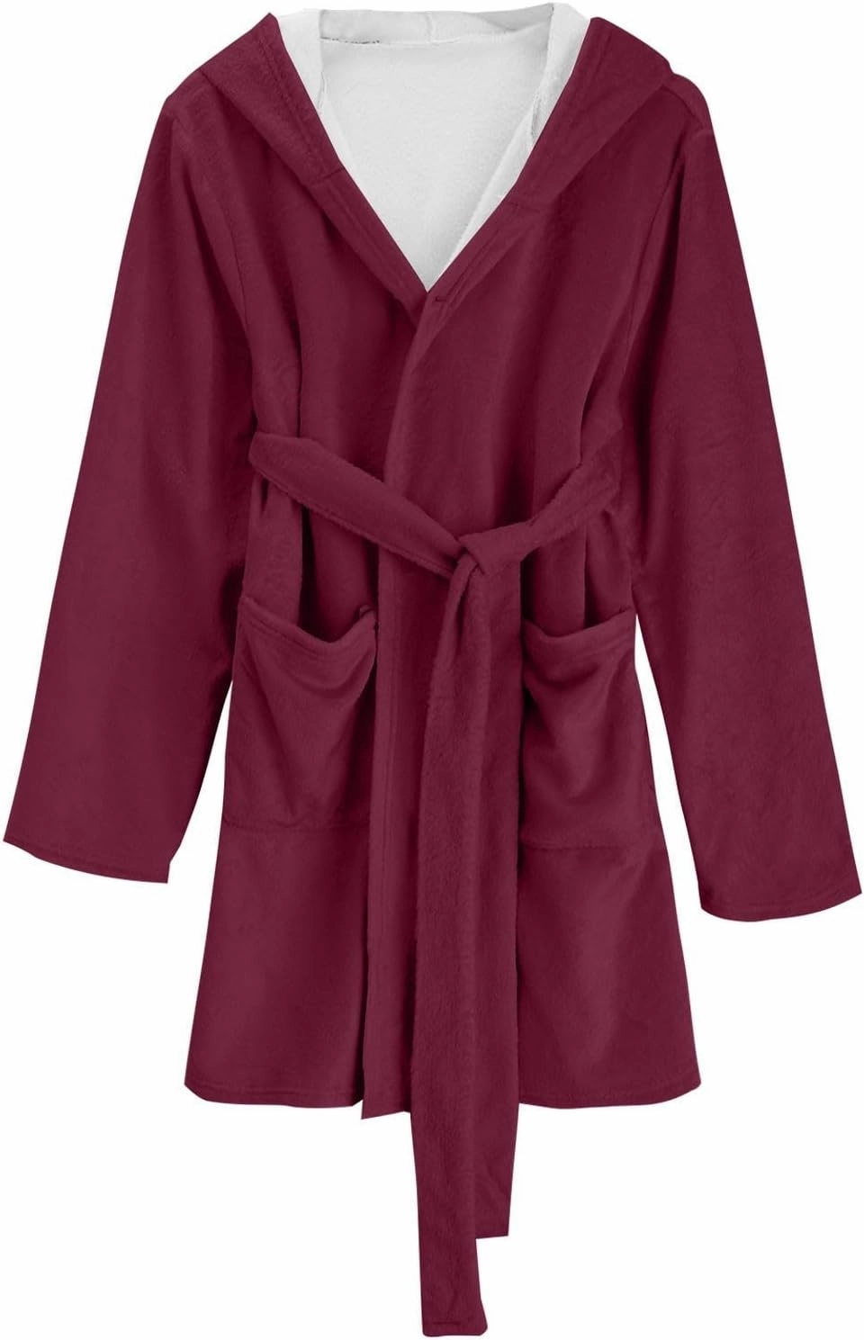 Ladies Warm Robe Warm Winter Loungewear Plus Size Womens Robes Long Womens Fleece Onesie with Flap