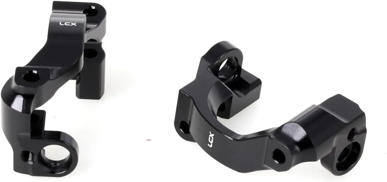 LCX Racing 1/16 RC Truck Aluminum Front Steering Blocks Caster Blocks C-hubs for Traxxas Mini-Maxx, Upgrades Parts Accessories