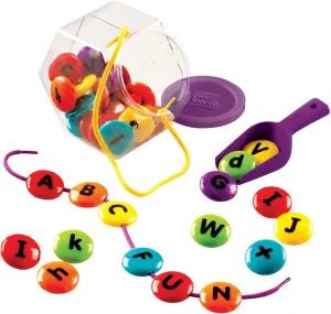 Learning Resources Smart Snacks ABC Lacing Sweets, Fine Motor Toy, 31 Pieces, Ages 2 