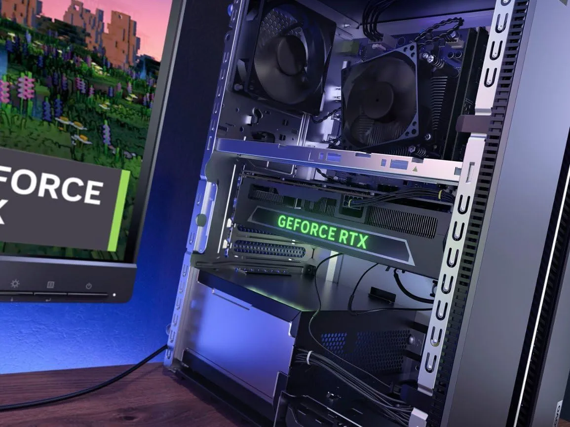Lenovo LOQ Gaming Tower Desktop Computer - Intel Core i9-14900K 24-Core up to 6.0 GHz, 32GB DDR5 RAM, 2TB NVMe SSD, GeForce RTX 3060, 3-Month Xbox Game Pass, Windows 11 Home, Luna Gray