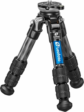 Leofoto LS-223CEXX Tabletop Tripod w/Built-in Leveling Head, Ranger Series, Carbon Fiber, 3 Leg Sections, Lightweight, Ball Head Optional (LS-223CEXX)