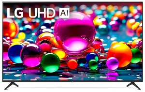 LG 75-Inch Class UHD AI 4K UA77 Series Smart TV w/AI Sound Pro, HDR10, 4K Super Upscaling, Filmmaker Mode, Wow Orchestra, Compatible with Alexa (75UA7700PUA, 2025)