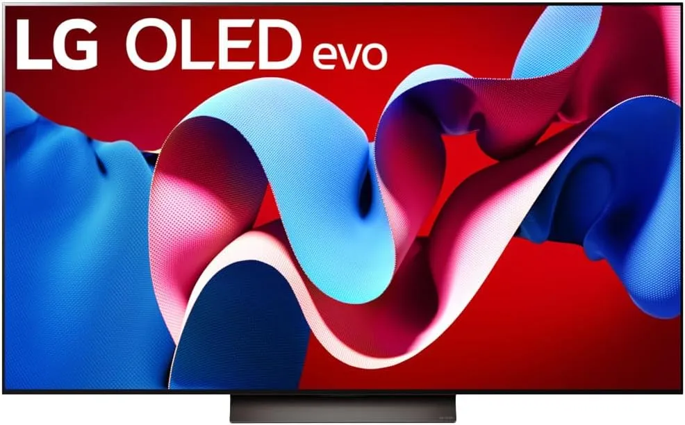 LG OLED65C4PUA 65 Inch Evo C4 Series OLED Smart TV with 6 Year Amber Protection Plan (2024)