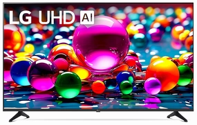 LG 65-Inch Class UHD AI 4K UA77 Series Smart TV w/AI Sound Pro, HDR10, 4K Super Upscaling, Filmmaker Mode, Wow Orchestra, Compatible with Alexa (65UA7700PUB, 2025)