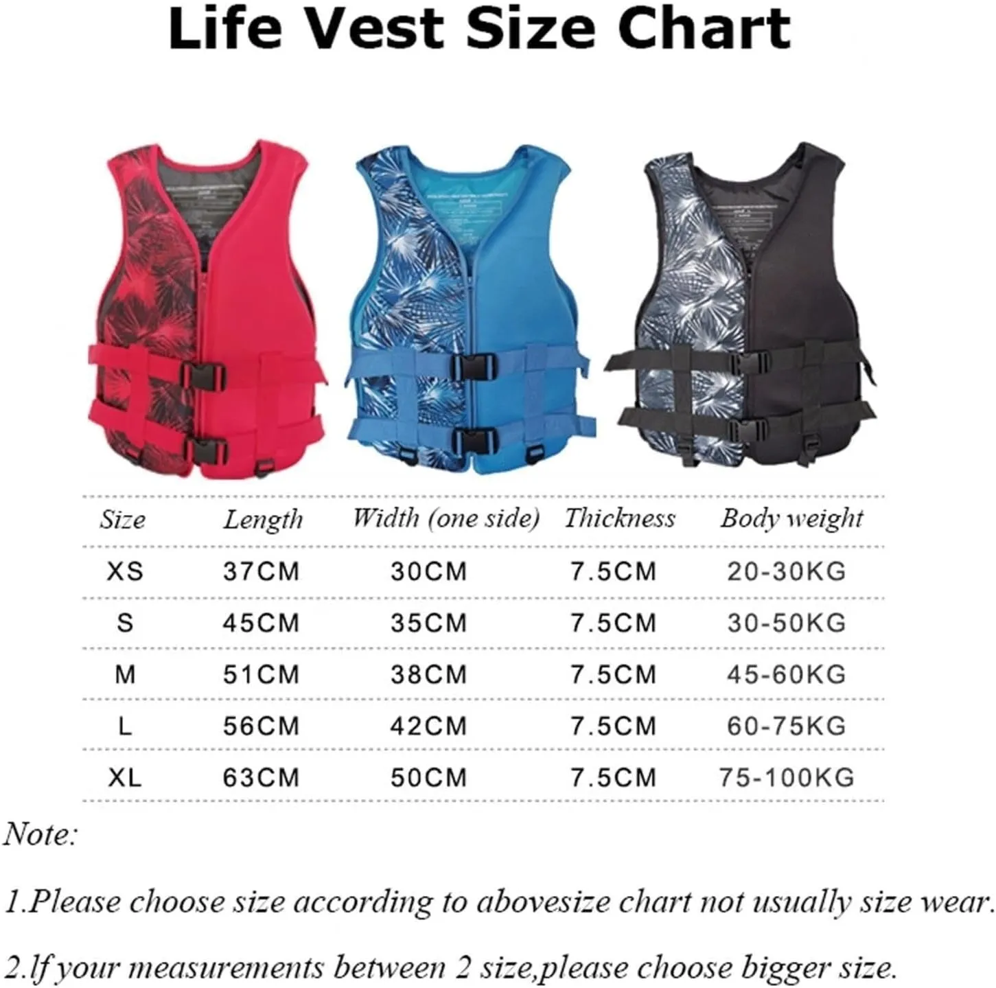 Life Jackets with Adjustable Waistband and Zipper, Floating Vest with Leg Straps for Boating Fishing Surfing