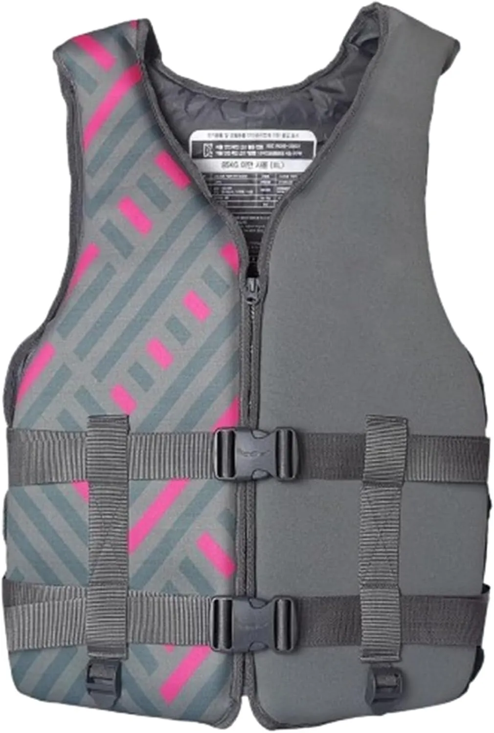 Life Jackets with Adjustable Waistband and Zipper, Floating Vest with Leg Straps for Boating Fishing Surfing