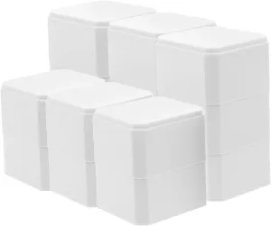 LIFKOME 15pcs Figure Display Base Stackable Plastic Stand Figures Collectibles Slip Holder for Easy Installation Versatile Display for Dolls and Figurines