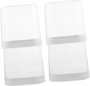 LIFKOME 4pcs Action Figure Display Box Clear Stackable Storage Case for Collectibles for Organizing and Showcasing Models Toys and Miniatures Tidy Exhibition Space