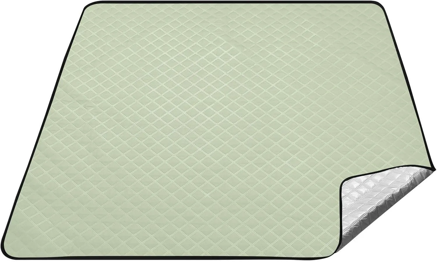 Light Green Waterproof Outdoor Mat Water Resistant Lawn Camping Blanket Packable for Ground Picnic Items Manta para Picnic impermeable